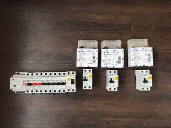 Jističe, chrániče, stykač a zdroj - elektro