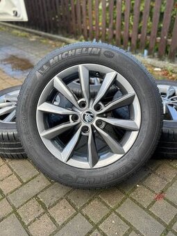 ORIGINÁL Alu Škoda Minoris R16, 5x112 - TOP STAV