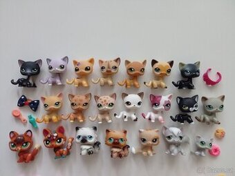 LPS littlest petshop lišky, kočičky kočky shc staré edice