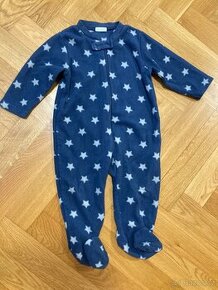 Podzimní fleecová kombinéza 9-12měsíců
