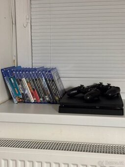 PlayStation 4 slim 500 gb + hry