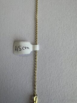 Zlatý řetízek 14K, 2,35 g, 45 cm