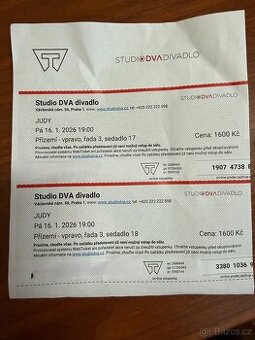 Lístky do divadla na Judy