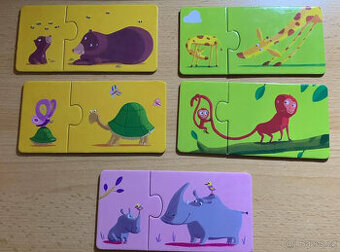 Djeco  puzzle duo - máma a mláďátko