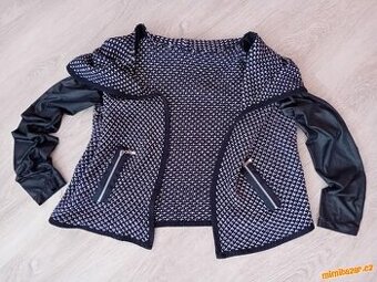 DÁMSKÝ HEZKÝ KABÁTKOVÝ SVETŘÍK - vel.M/L