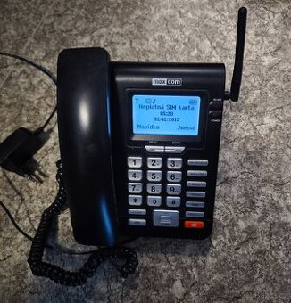 Telefon Maxcom pro seniory SIM, hlasitý odposlech, SMS, id