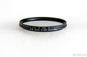 Variabilní ND filtr pr.52, 58, 67 mm.