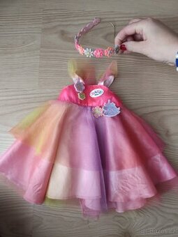 Šatičky baby Born duhove