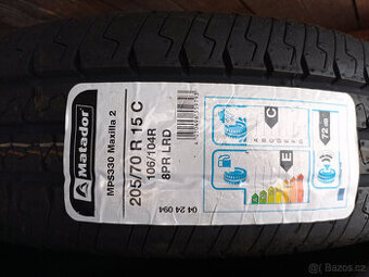 pneu na dodávku niová 205/70-R 15 C