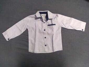 Dětská košile s dlouhým rukávem vel. 86