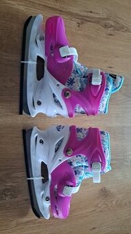 Dívčí lední brusle roztahovací