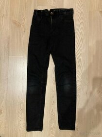Dívčí džíny černé H&M Skinny Fit vel. 146