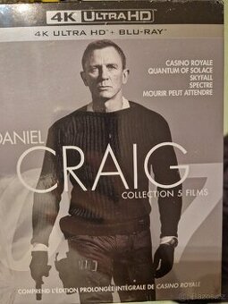 Bond Daniel Craig uhd blu-ray kolekce