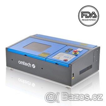 CO2 laser, laserová gravírka OMTech 40W 200x300mm