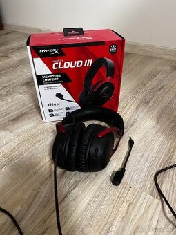 HyperX Cloud III Red (záruka)