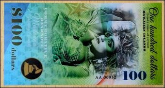 Madonna  pamětní bankovka UNC