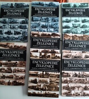 Encyklopedie zeleznice komplet 8 knih
