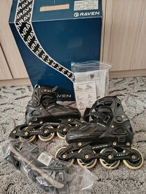 Nastavitelne brusle 2v1 Raven Pulse black 37/40