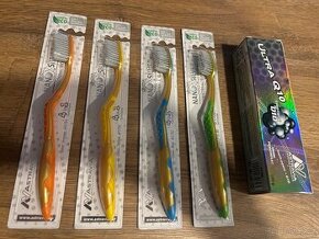 STARLIFE nano silver zubní kartáčky 4x + pasta, PC 955 Kč