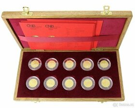 NABÍZÍM ZLATÉ MINCE ČR - SADA DSA 2001 - 2005 BK