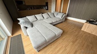 Sedaci souprava - šedivá 337x228cm.