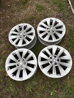 Sada hliníkových kol skoda scala r 16 et 38 657.601.025 AJ