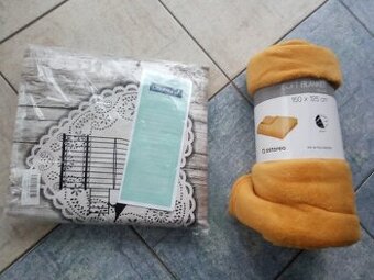 NOVÉ povlečení, polštářek, prostěradlo, osuška, látka