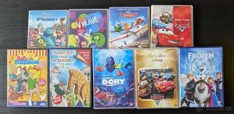 POHÁDKY NA DVD - AUTA, HLEDÁ SE DORY, V HLAVĚ...