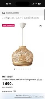 Ikea lustr MISTERHULT - 1