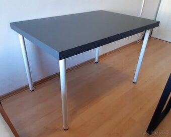 Šedý stůl Ikea Lack/Adils 120x80cm