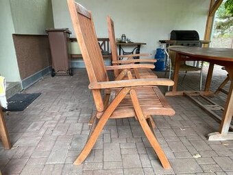 Doppler - zahradní nábytek, židle, stůl+podsedáky