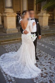 Krajkove svatebni saty Pronovias Panjin