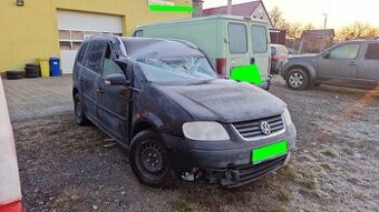 VW Touran 1T1 1.9TDI 77KW BKC GYR LC9Z r.v. 2004
