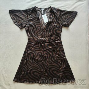 Dámské zavinovací šaty nad kolena vel 40