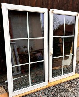 VELKÉ PLASTOVÉ OKNO -PLAST-DVOJSKLO