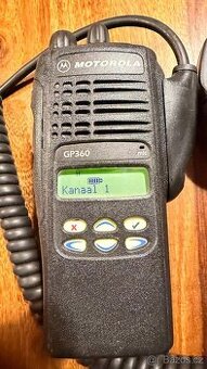 Motorola GP360, 256 kanál, UHF, nová, TOP Stav