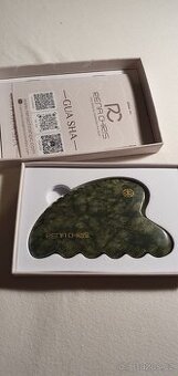 GUA SHA masážní kámen na celé tělo z Xiuyan Jadeitu