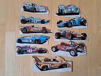 Auta - formule - papírové vystřihovánky