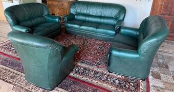 Luxusní kožená sedací souprava 3+2+2+1,6347
