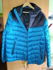 Vatovaná bunda Napapijri Aerons modro-černá - 1
