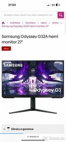 Samsung herní monitor S27AG32ANU