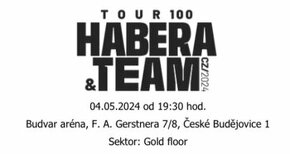 2 vstupenky na koncert Habera Team (České Budějovice)