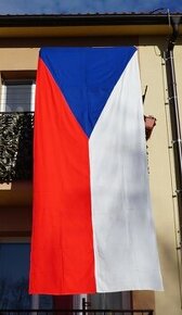Velká Česká Vlajka 150x400 centimetrů - bavlna