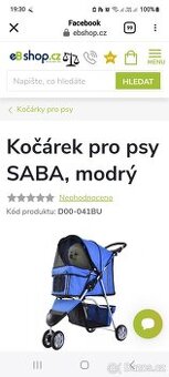 Kočárek pro zvířata