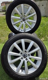 Zánovní zimní sada VW T-ROC, KAROQ 17" 5x112 pneu 215/55/17