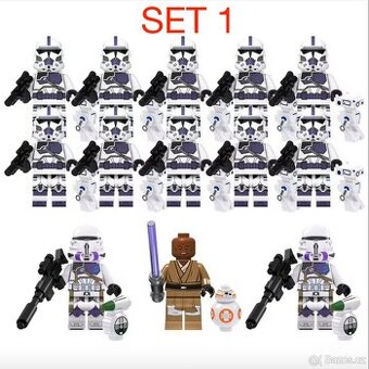 Rôzne figúrky Star Wars 5 (8ks) typ lego - nové - 1