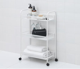 IKEA = HORNAVAN vozík na kolečkách - bilý - 1