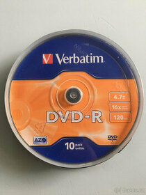 DVD-R VERBATIM 4,7GB 16x 10ks spindle box - 1