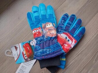 Lyžařské rukavice Cars - Blesk McQueen vel. 7/8 - 1