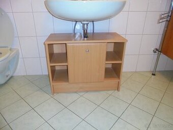 koupelnová skříňka pod umyvadlo, dekor buk